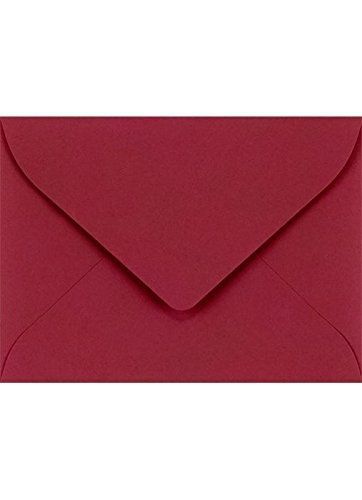 Envelopes.com #17 Mini Envelope (2 11/16 x 3 11/16) - Garnet Red (250 Qty.)