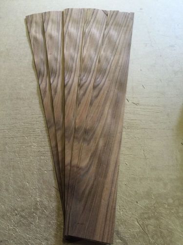 Wood Veneer Rosewood 4x36 22Pcs Total Raw Veneer &#034;EXOTIC&#034; RW5 9-8-16