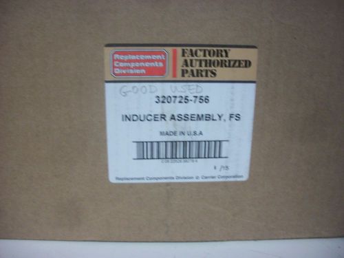 Carrier 320725-756 draft inducer assembly for sale