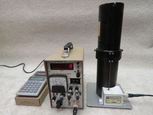 LUDLUM 2200 Scaler ratemeter + 182 Radon Flask Detector, 264 Printing Calculator