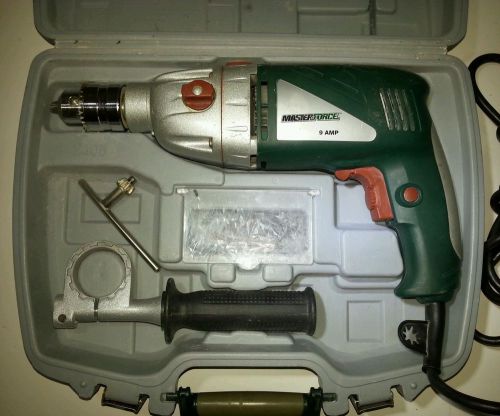 Used  Masterforce 241-0736 9.0 Amp Hammer Drill