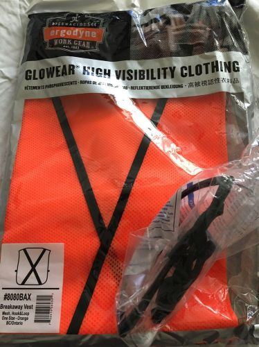 New Glowear Safety Reflective Vest And Glasses Ansi