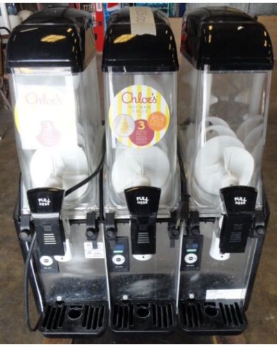 Elmeco FC3 Slushy / Three Flavor Frozen Drink Granita Machine