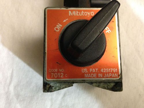MITUTOYO 7012-10 Flexible Mag Base, 1.97 W x2.28 D x2.17 H