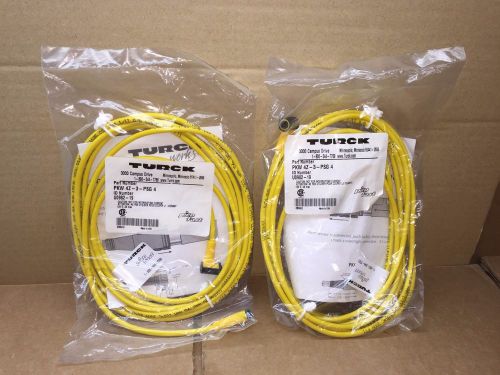 PKW 4Z-3-PSG 4 Turck NEW In Box Cordset Cable U0982-19 PKW4Z3PSG4 U098219