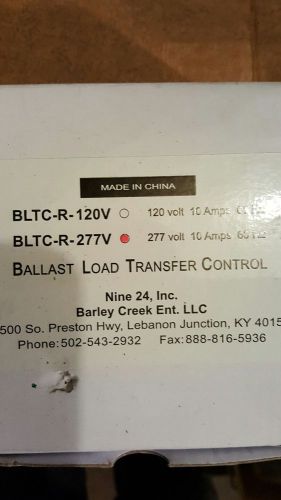 Nine 24 BLTC-R-277V Ballast Load Transfer Control  277V 10 Amps 60 Hz *NIB*.  0A