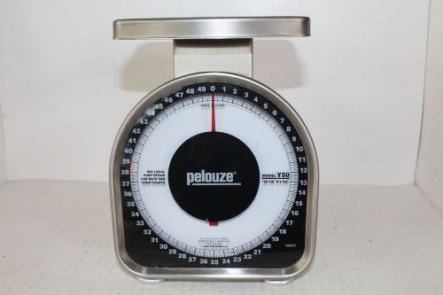 PELOUZE 50 POUND SHIPPING/KITCHEN SCALE, MODEL Y50