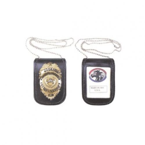 Stallion Leather  Neck Chain Badge and ID Holder