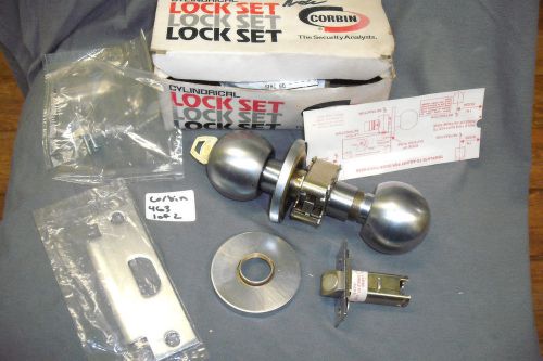 Corbin 463 heavy duty cylindrical signet lockset with key for sale