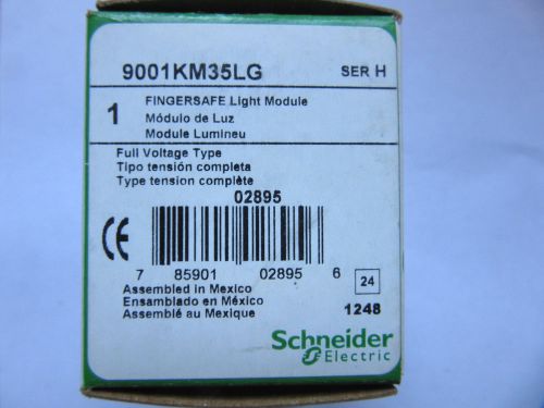 Schneider 9001KM35LG Fingersafe Light Module Full Voltage NEW!!! in Factory Box