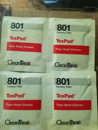 CleanTex Texpad Tape Head Cleaner Pads, Box of 80 Pads (TX801)