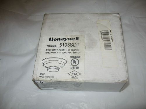 Honeywell 5193SDT Addressable Photoelectric Smoke Detector W/ Heat VPlex NIB