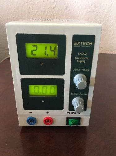 Extech 382202 18v/3a single output dc power supply for sale