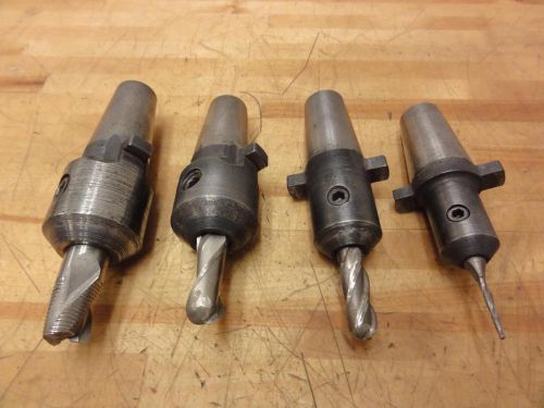 (4) universal kwik-switch 200 3/8-3/4 end mill holders 80245 80244 80243 802422 for sale