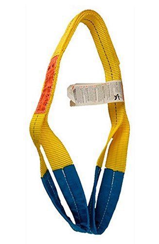 All Material Handling EE290204 Web Sling, 2-ply, Eye and Eye, 2&#034; x 4