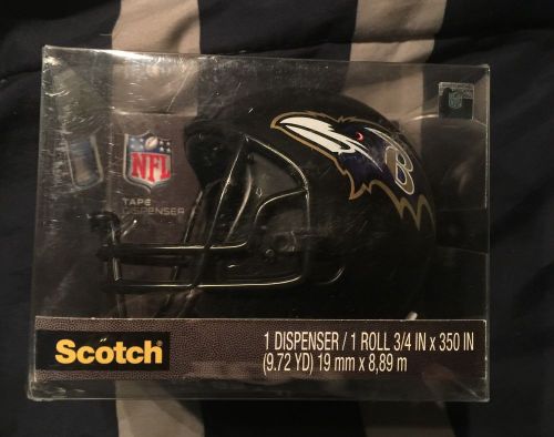 Scotch Magic Tape Dispenser, Baltimore Ravens Football Helmet C32HELMETBAL