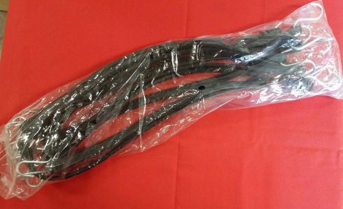 (LOT OF 10) GOLD LINE 21&#034; EPDM TARP STRAPS WITH 2 1/2&#034; S HOOKS - #635196940