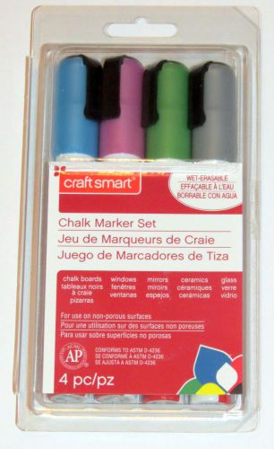 Craft Smart Chalk Marker Set,   4PK.  NIP
