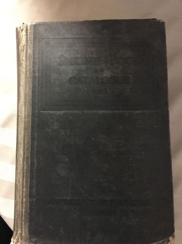 Specimen Book And Catalog 1923