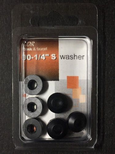 LDR- 500 5200 1/4&#034; S Sink &amp; Faucet Washer- 6 Piece