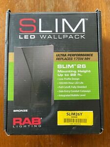 RAB Lighting SLIM26y LED Wallpack 3000k