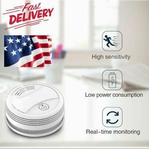 Detector de fume Alarma de batera Monxido Sensor de alerta de carbono Paquete