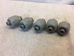 Lot of 5 Topaz 1/2&#034;NPT Non-Metallic Liquid Tight FNMC-B Elect Conduit (2812)