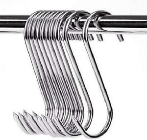 Alysontech 3.9&#039;&#039; Meat Hooks,10Pcs Stainless Steel Butcher Hook,Meat Processing f