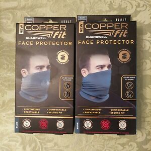 Set of 2 - Copper Fit Guardwell, Face Protector Mask