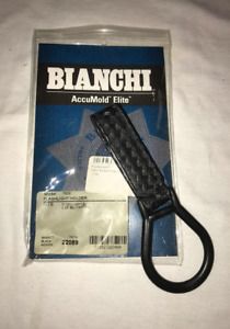 NEW NIP BIANCHI 22089 BLACK BASKETWEAVE FLASHLIGHT HOLDER 7909 LOOK!!