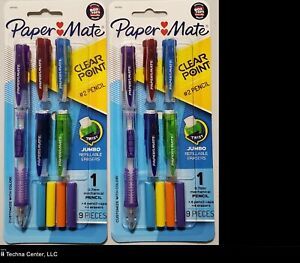 Paper Mate ClearPoint Mechanical Pencil, 0.7MM, 9 Pieces/Pack, 2 Packs