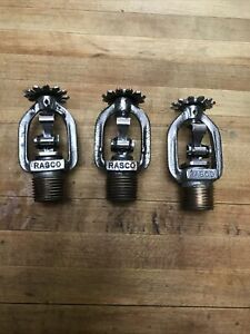 Rasco G Sprinkler Head 165F 74C Lot of 3