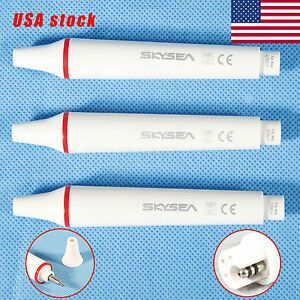 3PCS USA STOCK Dental Ultrasonic Piezo Electric Scaler Handpiece Fit EMS SKYSWTG