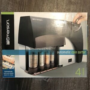 NIB Emerson Automatic Coin Sorter Counter Wrapper Machine Bank Business Money