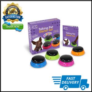 Talking Pet Starter Recordable Buttons for Dogs Talking Dog Buttons Multicolor