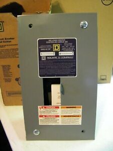 Square D 70 amp Load Center Breaker Box 2 Spaces 4 Circuit indoor Main Lug