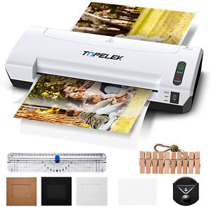 TOPELEK Laminator Machine 5-in-1 A4 Thermal Laminator Machine with 30 Pouches