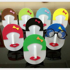 1x Female Face Glasses Sunglasses Display Show Stand Holder Rack Creative
