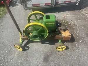 John Deere 1 1/2 hp hit and miss engine restored