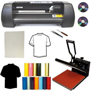 14&#034; 500g METAL Lase Vinyl Cutter Plotter,15x15 Heat Press,Transfer Paper,Vinyl