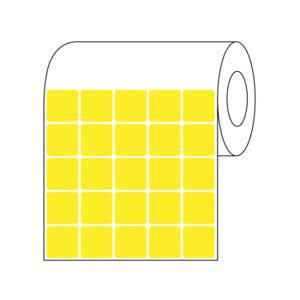 NEV&#039;S CB-SL-78-TTP-5-Y Xylene Resistant Slide Label, 7/8&#034; x 7/8&#034;, 5 Across