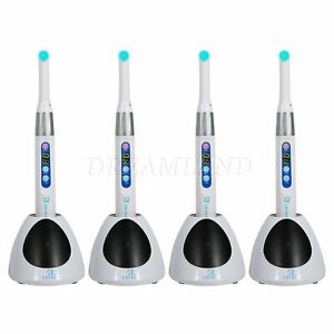 4*Dental iLed Wireless Curing Light Upgrate 1Second Cure 2300mW Fit Woodpecke Ed