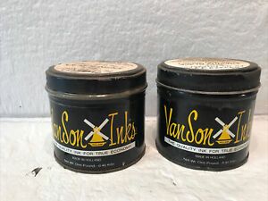 VanSon Inks 2 one pounds cans color 09420477 For Props Or Decoration.