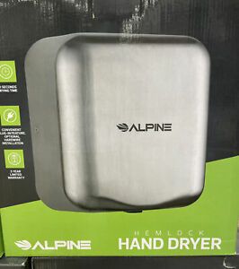 Alpine Stainless Steel Brushed High Speed Commercial 120V Automatic Hand Dryer