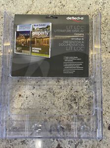 Deflecto Lit Loc Interlocking Magazine Size Literature Display, 772001RT