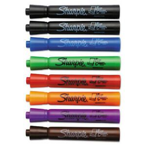 SHARPIE 22478 Flip ChartMarker, Broad Bullet Tip, Assorted Colors, PK8