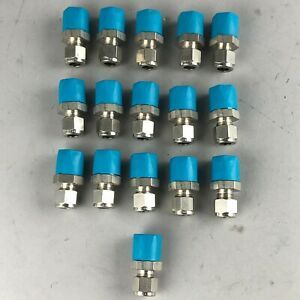 (16pcs.) Swagelok SS Tube Fitting, Male Connector, 3/8&#034; Tube OD x 1/4&#034; Male NPT