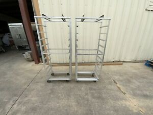 lot of two (2) National Cart oven rack for Baxter Hobart oven Bakery bread rack