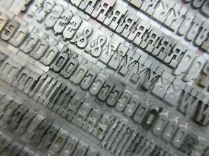 Letterpress Lead Type 36 Pt. Figaro - aka. Showboat    F27
