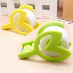 Plastic Seat Tape Holder Office Dispenser Desktop Cutter Packaging Tool KV
